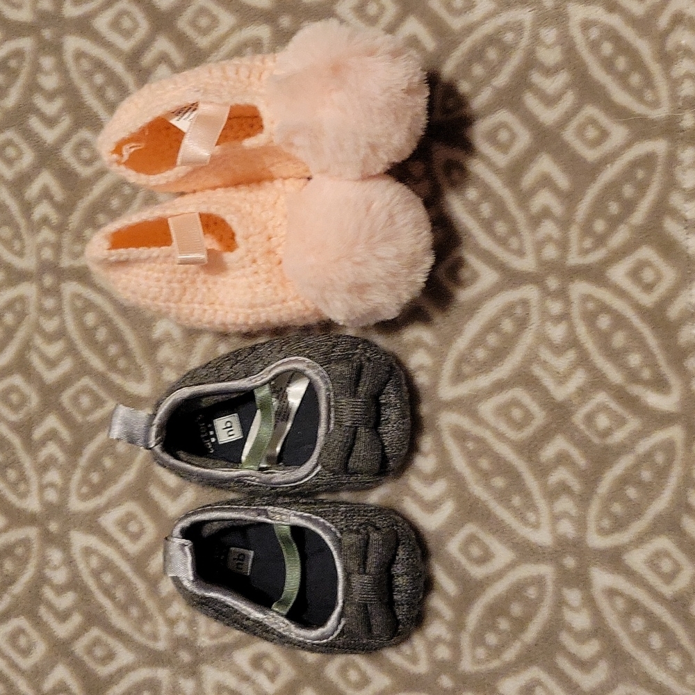 Infant girls newborn shoes